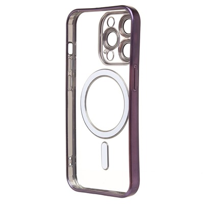 Чехол-накладка - SM027 SafeMag для "Apple iPhone 14 Pro" (dark violet)