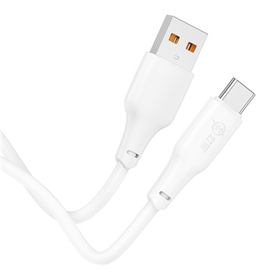 Кабель USB - Type-C Hoco X93 Force 27W 100см 3A  (white)