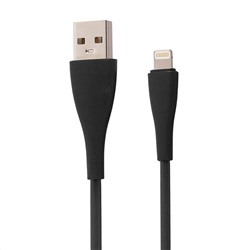 Кабель USB - Apple lightning Kurato RORI-L210  100см 2,5A  (black)