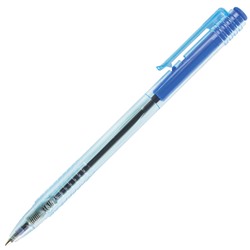 Ручка шариковая масленная автомат. синяя 1мм Click Blue 142712 BRAUBERG