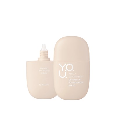 Крем тональный ультралегкий Y.O.U. Really Second skin, тон:10 ,:Light Beige