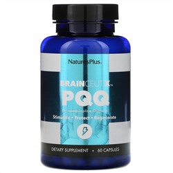 Nature's Plus, BrainCeutix, пирролохинолинхинон (PQQ), 20 мг, 60 капсул