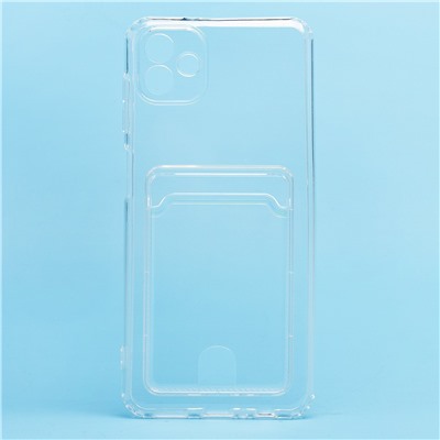 Чехол-накладка - SC276 с картхолдером для "Samsung SM-A045 Galaxy A04" (transparent)