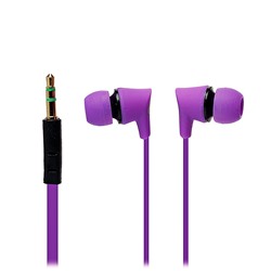 Проводные наушники внутриканальные Music Level ML-400 (повр.уп.) Jack 3,5  (purple)