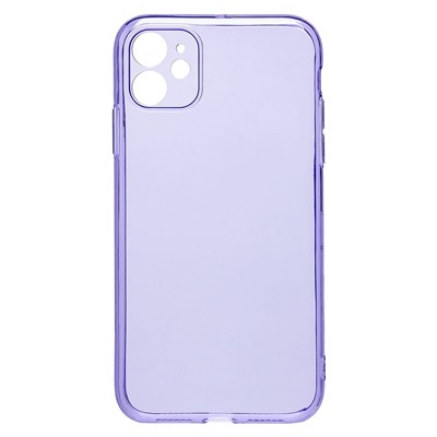 Чехол-накладка - SC344 для "Apple iPhone 11" (transparent/violet) (232064)