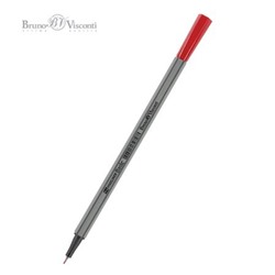 Ручка капиллярная (ФАЙНЛАЙНЕР) "BASIC" красная 0.4мм 36-0009 Bruno Visconti