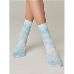 Носки женские CONTE FANTASY Плотные носки с рисунком «Blue mood»