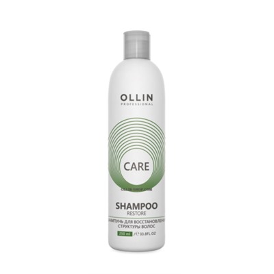 OLLIN CARE Шампунь для восстановления структуры волос 250мл/ Restore Shampoo