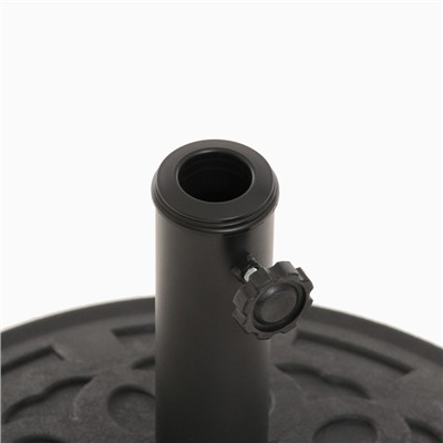 Подставка под зонт, черный, 48,5 х 34 см, для зонтов с диаметром трубы 38/48 мм
