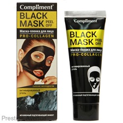 Compliment BLACK DETOX Маска для лица сияние молодости 80 ml