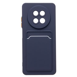 Чехол-накладка - SC337 с картхолдером для "Realme 12 5G" (dark blue) (233980)