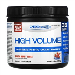 PEScience, High Volume, Supreme Nitric Oxide Matrix, Melon Berry Twist, 8.9 oz (252 g)