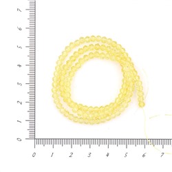 Бусины Ронделли 3мм 9d желтый (ок.125шт)