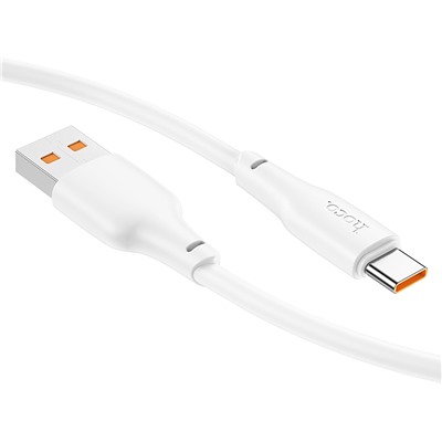 Кабель USB - Type-C Hoco X93 Force 27W 100см 3A  (white)