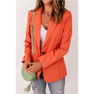 Flip Pocket Design Chic Blazer Coat