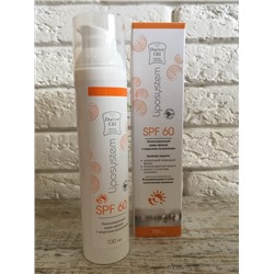 Крем-фильтр Липосомальный для лица и шеи SPF 60 с морским коллагеном liposystem