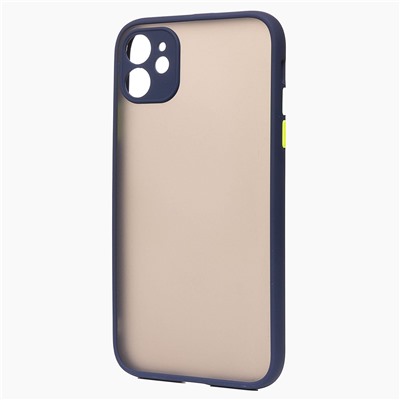 Чехол-накладка - PC041 для "Apple iPhone 11" (dark blue/black)