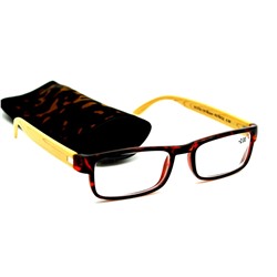 Готовые очки с футляром Oкуляр 8722 brown