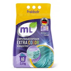 ML Стиральный порошок EXTRA COLOR концентрат, Meine Liebe, 2,4 кг