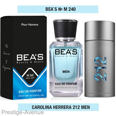 Парфюм Beas Carolina Herrera "212" for men 25 ml арт. M 240