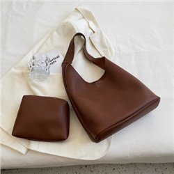 Набор сумок из 2 предметов, арт А106, цвет:коричневый