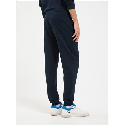 Легкие спортивные брюки базовой модели Флотский темно-синий