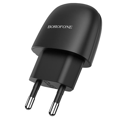 Адаптер Сетевой с кабелем Borofone BA49A Vast USB 2,1A/10W (USB/Micro USB) (black)