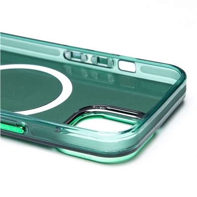 Чехол-накладка - SM025 SafeMag для "Apple iPhone 14/iPhone 13" (green) (232109)