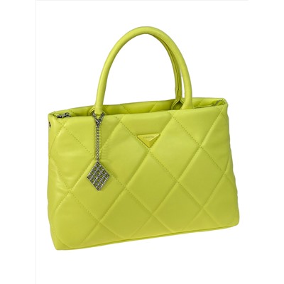 Женская сумка из искусственной кожи цвет лимонно желтый