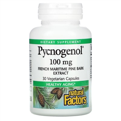 Natural Factors, Pycnogenol, 100 mg, 30 Vegetarian Capsules