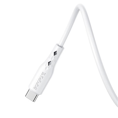 Кабель USB - Type-C Borofone BX48 (повр. уп)  100см 3A  (white)