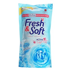 LION THAILAND Fresh&Soft Кондиционер для белья парфюмированный Утренний Поцелуй 600 мл