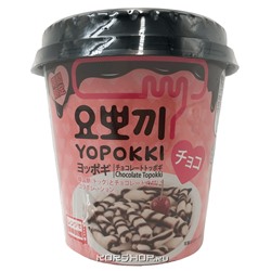 Рисовые клецки в шоколадном соусе Yopokki, Корея, 120 г Акция