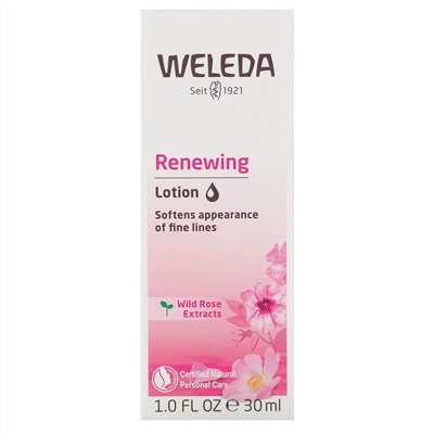 Weleda, Renewing Lotion, Wild Rose Extracts, 1.0 fl oz (30 ml)