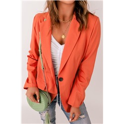 Flip Pocket Design Chic Blazer Coat