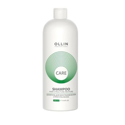 OLLIN CARE Шампунь для восстановления структуры волос 1000мл/ Restore Shampoo