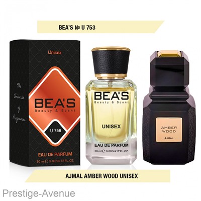 Парфюм Beas 50 ml U 753 Ajmal Amber Wood unisex