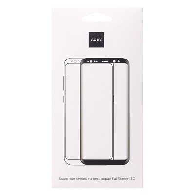 Защитное стекло Full Screen Activ Clean Line 3D для "Samsung SM-M625 Galaxy M62/SM-M526 Galaxy M52" (black)