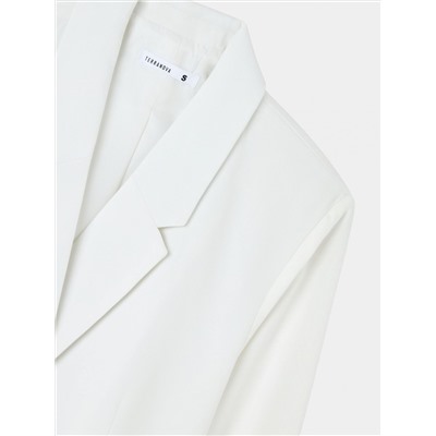 Двубортный пиджак Белая шерсть