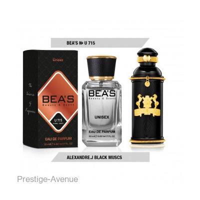 Beas U715 Alexandre J Black Muscs edp 50 ml