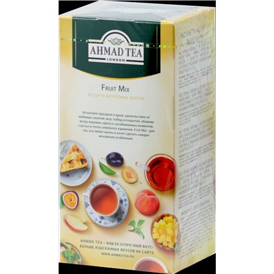 AHMAD TEA. Flavoured Collection. Fruit mix карт.пачка, 24 пак.