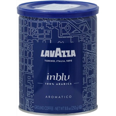 LAVAZZA. In Blue (молотый) 250 гр. жест.банка