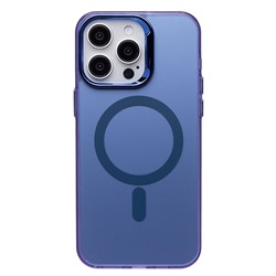 Чехол-накладка - SM025 SafeMag для "Apple iPhone 15 Pro Max" (blue) (232078)