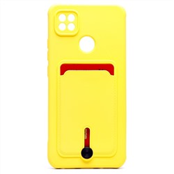 Чехол-накладка - SC304 с картхолдером для "Xiaomi Redmi 9C" (yellow)