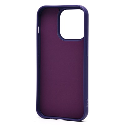 Чехол-накладка - SC335 для "Apple iPhone 14 Pro"  (кот) (violet) (227045)