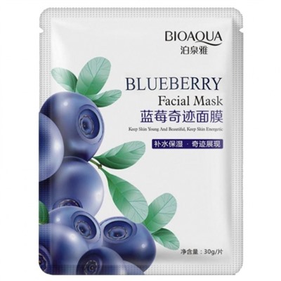 Маска для лица Bioaqua Blueberry Facial Mask