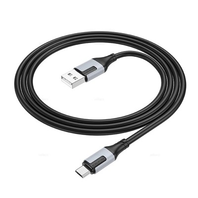 Кабель USB - micro USB Borofone BX101 Creator  100см 2,4A  (black)