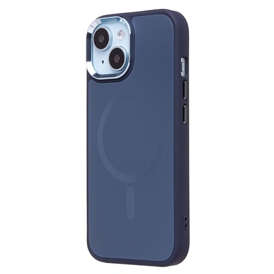 Чехол-накладка - SM023 SafeMag для "Apple iPhone 15" (midnight blue)