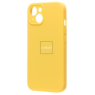 Чехол-накладка ORG Soft Touch с закрытой камерой для "Apple iPhone 13" (yellow)