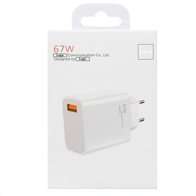 Адаптер Сетевой ORG Xiaomi [BHR6035EU] (повр. уп.) USB 67W (B) (white)